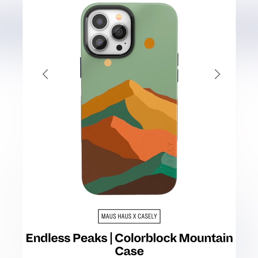 *NIB* Endless Peaks | Colorblock Mountain Case Bold + MagSafe® / iPhone 13 Pro